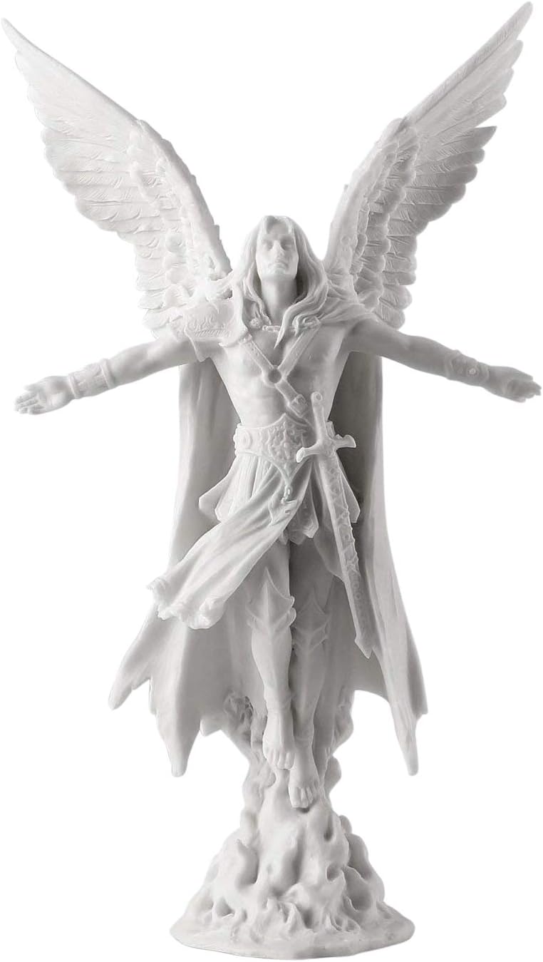 JFSM INC Ascending Angel Statue Sculpture 11" Tall (White)