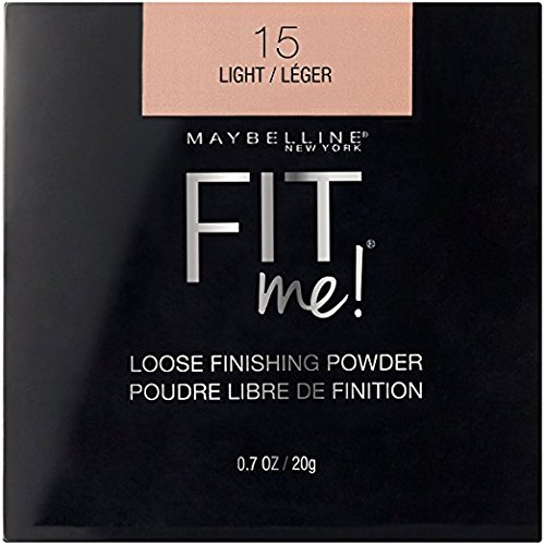 Maybelline Fit Me Loose Finishing Powder, 15 Light, 0.7 oz (Pack of 2)