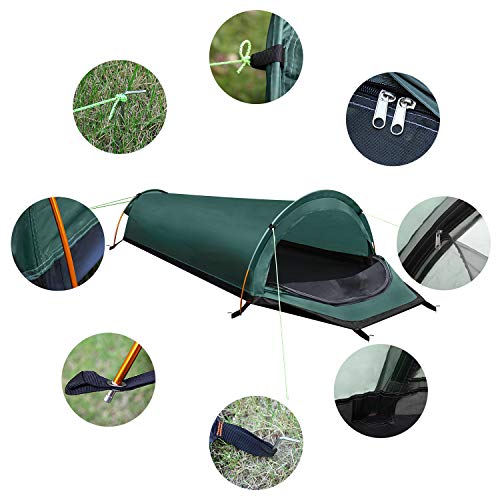 LytHarvest Ultralight Bivvy Bag Tent, Compact Single Person Backpacking