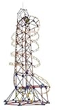 RYTECK-INOVATIVE 6 Ft Tall Amusement Park Roller Costar 785pcs Electric Cinctus Tower Motorized For Performance That Sends the Car up The Chain Lift And Spiraling Through The Track.