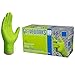 Ammex Gloveworks HD Industrial Green Nitrile Gloves with Diamond Texture Grip, Box of 100, 8 mil, Size Medium, Latex Free, Powder Free, Textured, Disposable, GWGN44100-BX primary