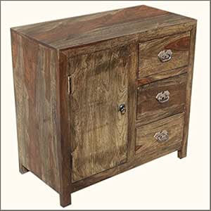 Amazon.com - Appalachian Rustic 3-Drawer Kitchen Buffet Storage Cabinet
