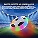 MICKYU LED Hover Soccer Ball - Floating Disk Soccer - Air Power Training Ball Playing Football Game - Soccer Toys 3 4 5 6 7 8-12 Year Old Kids Toys Best Gift