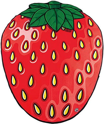 CYYCY Donut Beach Towel Hamburg Beach Towel Pineapple Beach Towel Cushion Cushion Microfiber Strawberry 150 * 150cm