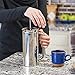 ESPRO - P7 French Press - Double Walled Stainless Steel Insulated Coffee and Tea Maker with Micro-Filter - Keep Drinks Hotter for Longer, Perfect for Home (Polished Stainless Steel, 18 Oz)
