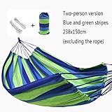 ZLHY Camping Hammock Double Single with Tree Belt -, Indoor and Outdoor Backpack Survival and Travel, Easy to Carry