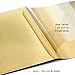 RUSPEPA Metallic Heat Transfer Vinyl - Soft Metallic Foil HTV Iron-on T-Shirt, Hoodie, Hats and More Fabric Garments - 20X12 Inch - Gold