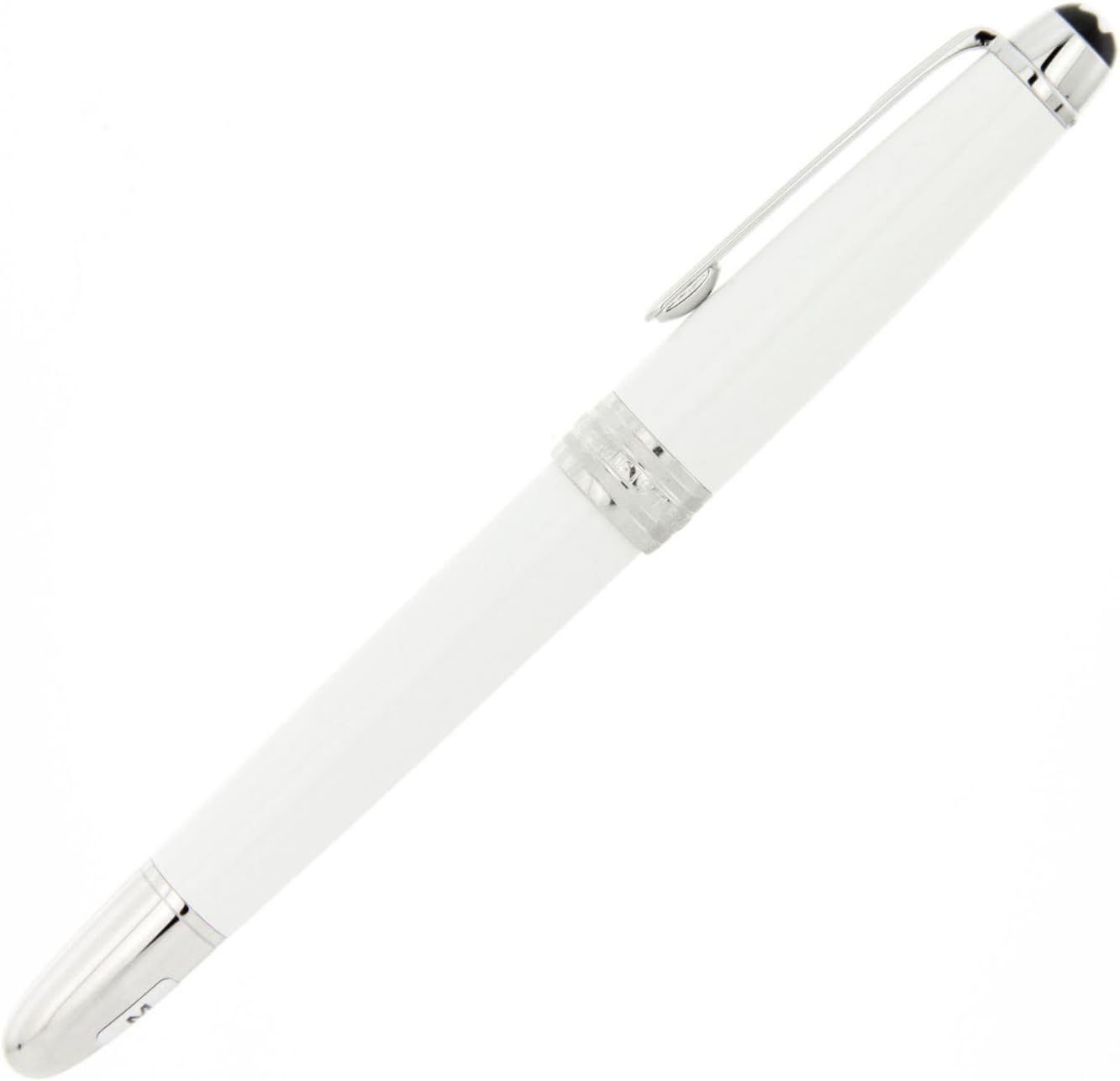 Amazon Montblanc モンブラン 万年筆 マイスターシュテュック ホワイトソリテール 145 クラシック F 万年筆 文房具 オフィス用品