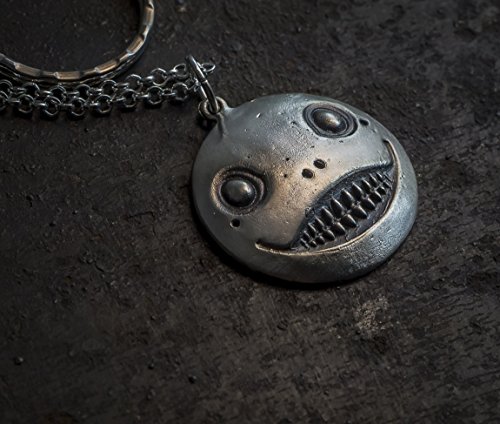 NieR Emil silver keychain / keyring - Image 3