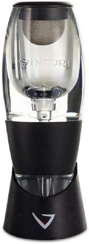 aeratore per vino con filtri a sughero