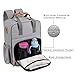 Diaper Bag, FIREEGG Multi-Function Nappy Bags Made of Waterproof & Dirt-Resistant Oxford Clothes, Backpack for Baby Care with Shoulder Strap & Large Capacity, Lightweight, Durable and Stylish, Gray