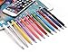 Stylus Pen 2 in 1 LIBERRWAY Ink Pen 12 PACK of Pink Purple Black Green Silver Stylus Universal Touch Screen Capacitive Stylus for Kindle Touch ipad iphone 6/6s 6Plus 6s Plus Samsung S5 S6 S7 S8