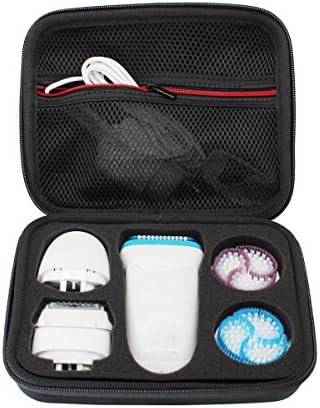 for Braun Silk Epil 9 Women's Wet and Dry Cordless Epilator Hard Travel Case Bag by VIVENS