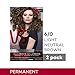 Vidal Sassoon Salonist Permanent Hair Dye, 6/0 Light Neutral Brown Hair Color, 2 Count