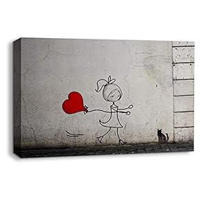 signwin Canvas Wall Art Creative Graffiti Canvas Prints...