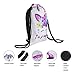 Unicorn Gift Sequin Mermaid Drawstring Backpack Gym Dance Bags for Girls Kids Magic Reversible Flip Sequin School Bag Shoulder Travel Bags Birthday Gift for Daughter Children Women (Magical Purple)