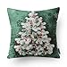 Phantoscope Set of 4 Merry Christmas Modern Santa Clause Throw Pillow Case Cushion Cover 18