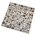 Art3d Shell Mosaic Tile White Square Mosaic Tile for Kitchen/Bathroom Backsplash, 12