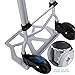 Coocheer Aluminum Folding Portable Luggage Cart&Hand Truck & Dolly, 220 lbs. Capacity