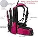 Insulated Hydration Backpack Pack with 2L BPA Free Bladder - Keeps Liquid Cool up to 4 Hours – for Running, Hiking, Cycling, Camping (Purple)