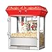 Great Northern Popcorn Red 6 oz. Ounce Foundation Vintage Style Popcorn Machine and Cart