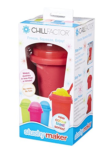 Chill Factor CF800379Color Blast Slushy Maker, One Size, Orange