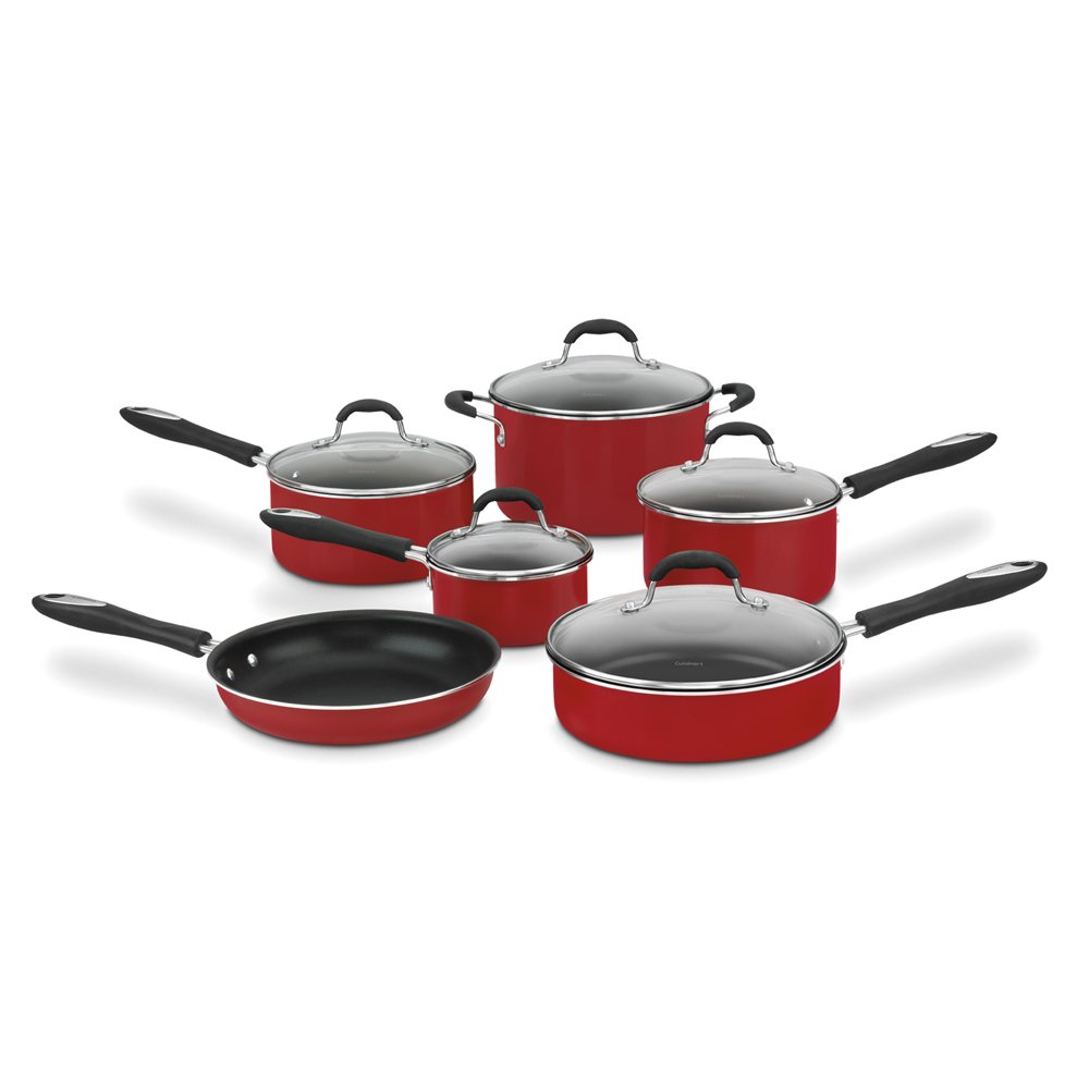 Cuisinart Advantage Red Nonstick 11-pc. Cookware Set