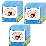 Adventure Time Party Beverage Napkins, 16 Pieces x 3 Pack(Total 48 Pieces )