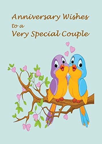 Anniversary Lovebirds Anniversary Card The Message Inside Reads