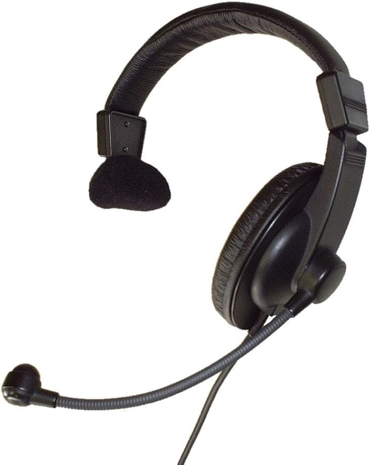 SHiROSHiTA Professional Lightweight Single-ear Headset with Flexible Boom Mic