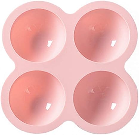 Amazon アイスキューブトレイ半球型食品グレードのシリコンアイス型ケーキの装飾ゼリープディングキャンディチョコレートアイスクリーム爆弾ティーケーキ型など ピンク 調理 製菓道具 オンライン通販