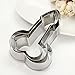 Letite Cookie Cutter Stainless Steel Cake Molds 3 Pack