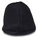 KushyShoo Mens Slippers, Scuff Fluff House Shoes, Slip-On Indoor Outdoor Slipper, Black, Size 11-12 Wide