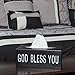 Home-X - God Bless You Tissue Box Holder & Cover, Rectangular Design with Heartwarming Message Makes a Great Gift for Friends and Family