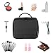 Esonmus Lightweight Cosmetic Bag Makeup Bag Portable Makeup Travel Bag Storage Bag with Padded Handle Travel Makeup Cosmetic Bag Multifunctional Bag for Traveling and Business Trip