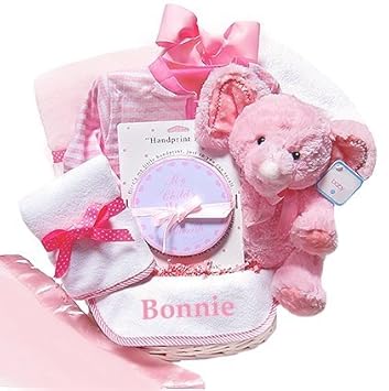 personalized baby girl gift baskets