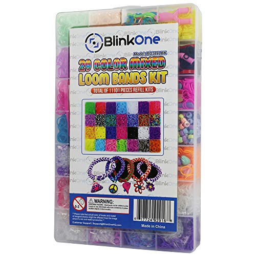 5 11101+Loom+Bands+Kit+Pendants