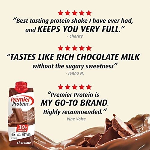 4 Premier+Protein+Shakes+Chocolate+Ounces