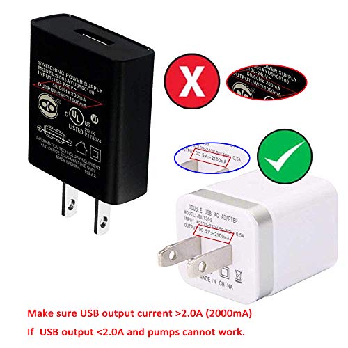 Smarkey 9 Volt USB Car Adapter for Medela Pump-in-Style Advanced Breast Pump Replaces Part # 67174 or 920.7010 9207010(Easy to Carry When Travel)