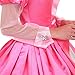 Angelaicos Womens Princess Dress Lolita Layered Party Costume Ball Gown (M, Pink)