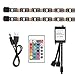 Smartdio Bias Lighting for HDTV - 2 USB LED Backlight Bright RGB Multi Color Strip With Remote Control for Flat Screen TV LCD, Desktop Monitors (Reduce eye fatigue and increase image clarity)