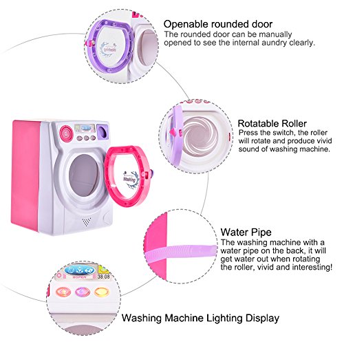image for Per Toy Washing Machine Hold Water With Light And Sound Housework Pret