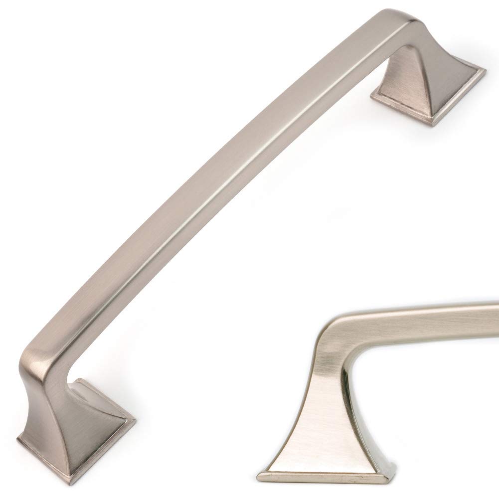 Buy KOOFIZO Big Square Foot Arch Pull Shiny Brushed Nickel