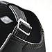 King Star Men Vintage Winter Warm Leather Adjustable Baseball Cap Dark Brown
