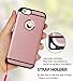 iPhone 8 case iPhone 6/7/8/2020 SE case,CHTech Shockproof Protection Military Grade Drop Tested Protective Case Cover with Magnetic Kickstand 4.7inch, Rose