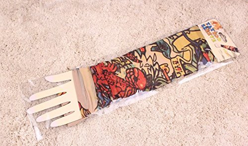3 Pair(6pcs Tattoo Arm Sleeve Cover Cycling Sun Protective Uv Cover Arm Sleeves(34 design)