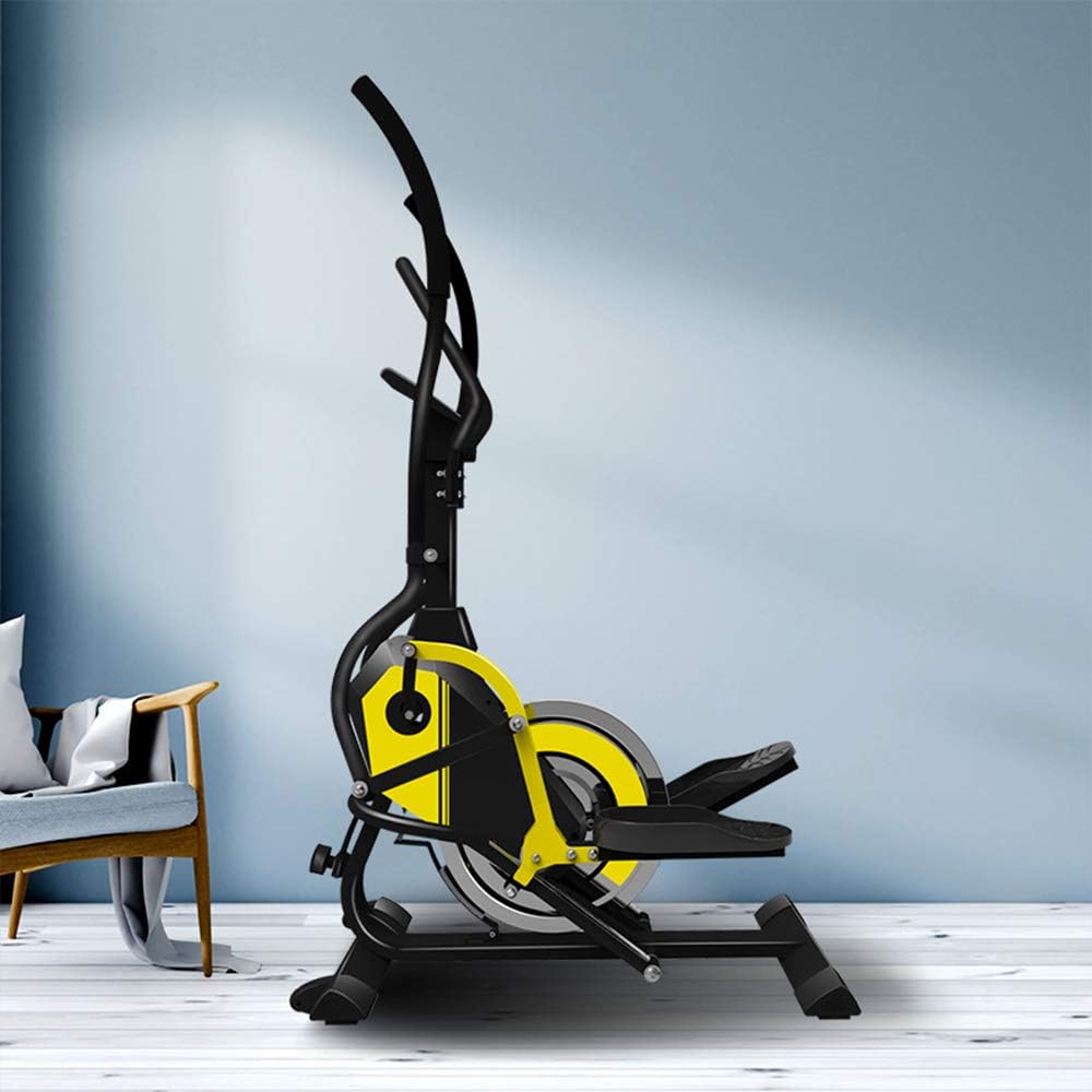 Multifunction Home Elliptical Cross Trainer, 3 In 1 Cardio Home Office Fitness Workout Machine with 8 Resistance Levels Max User Weight 110 Kg