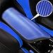 BeHave Autos CHR Armrest Cover Carbon Fiber Pattern Armrest Box Cover fit for Toyota CHR 2017-2024 Central Console Armrest Box, Blue Carbon Fiber Pattern with Black Stitches