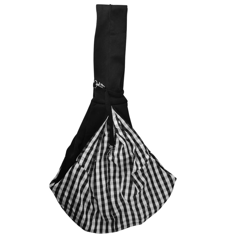 Poualss Reversible Pet Sling Carrier Dogs Cats Hands-Free Soft Pouch Outdoor Travel