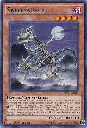 Yu-Gi-Oh! - Skelesaurus (BP03-EN108) - Battle Pack 3: Monster League - 1st Edition - Rare